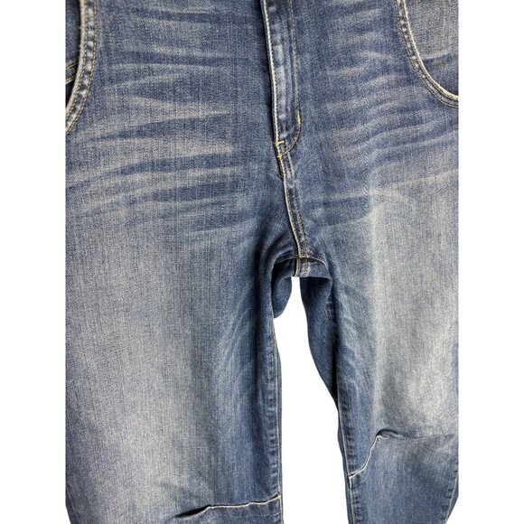 NILI LOTAN Emerson Mid-Rise Barrel-Leg Jeans-sz 25 - Picture 8 of 12